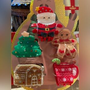 New Without Tags Adorable Christmas Hair Clips